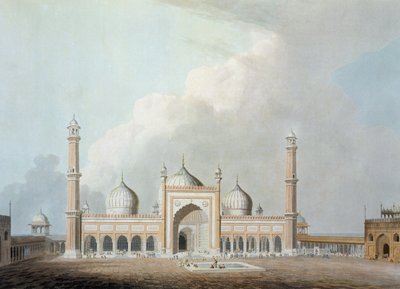The Jummah Musjed, Delhi, plate XXIII from 